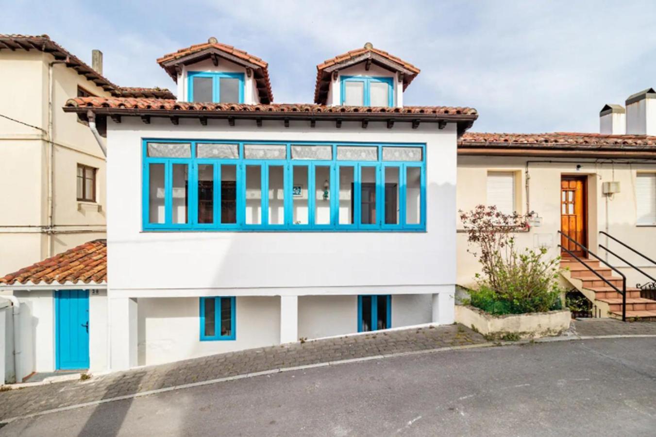 Casa Marinera Centrica En Comillas Exterior foto